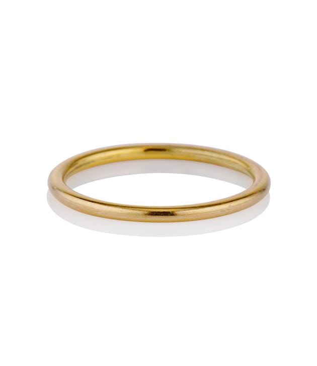1960's Vintage 14K Yellow Gold Comfort Fit Wedding Band- Size 5