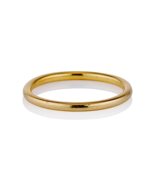 1960's Vintage 14K Yellow Gold Comfort Fit Wedding Band- Size 6
