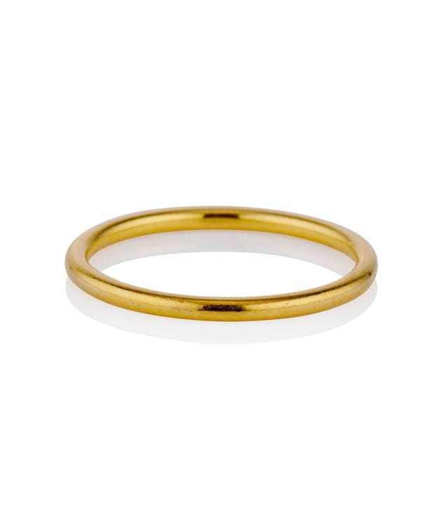 1960's Vintage 14K Yellow Gold Comfort Fit Wedding Band- Size 6