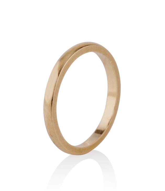 1960's Vintage 14K Yellow Gold Wedding Band- Size 4