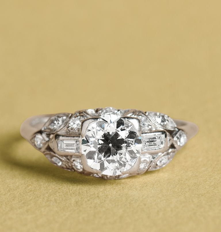 Shop Art Deco Engagement Rings