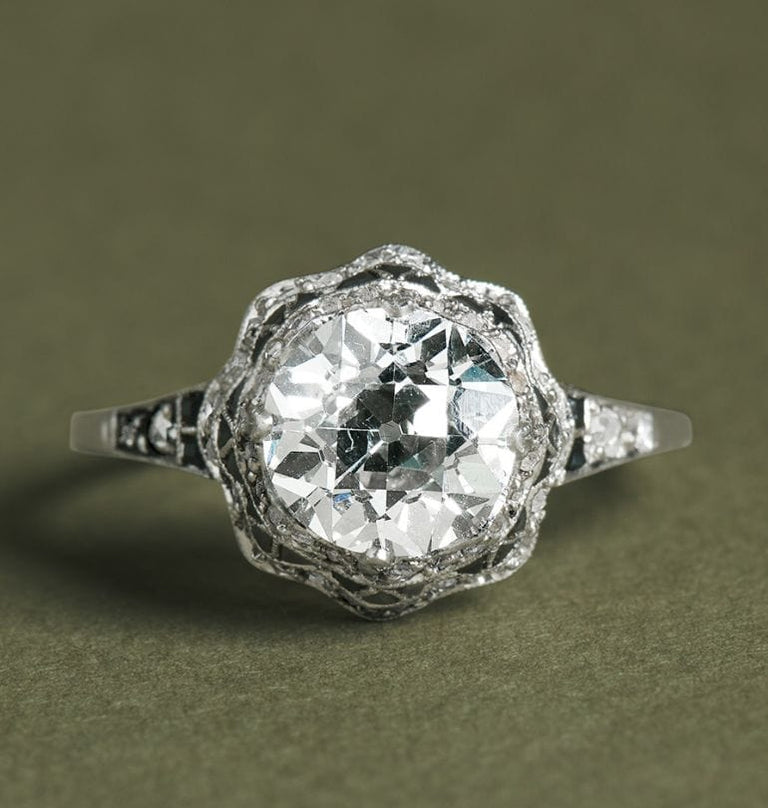Shop Edwardian Engagement Rings