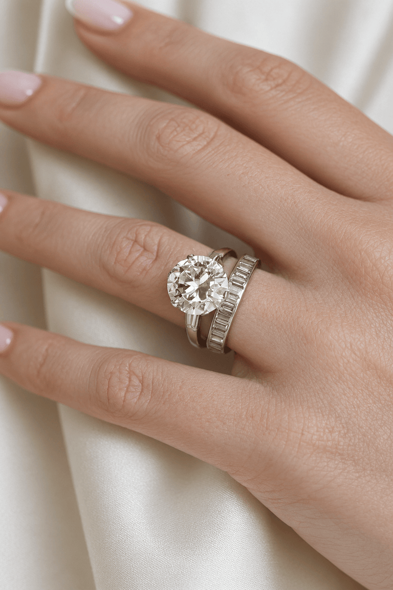 Bulgari 5.02 Carat Diamond Platinum Vintage Engagement Ring