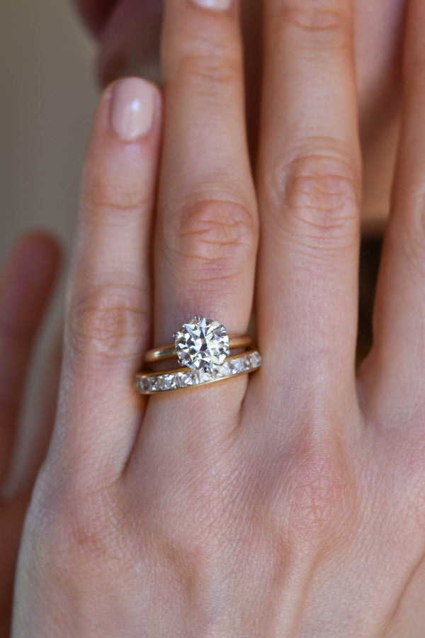 Tiffany Carat Transitional Cut Diamond Two Tone